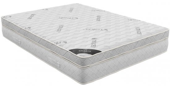 מזרן ללא קפיצים בתוספת שכבת משולבת ויסקו 180x200 דגם Top Relax מבית Olympia - צבע לבן