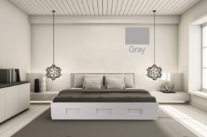 מיטה זוגית 160x200 דגם 7015 עץ דחוס + מזרן מתנה מבית Olympia - צבע מלמין אפור