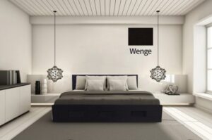 מיטה זוגית 160x200 דגם 7015 עץ דחוס + מזרן מתנה מבית Olympia - צבע מלמין וונגה