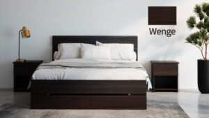 218511_b_1.jpg מיטה וחצי 120x190 דגם 7040 עץ דחוס + מזרן מתנה מבית Olympia - צבע מלמין וונגה