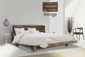 מיטה וחצי 120x190 דגם 5013 עץ מלא + מזרן מתנה מבית Olympia - צבע וונגה