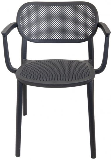 כסא דגם Nuta B עם משענת יד מבית Gaber - צבע אפור