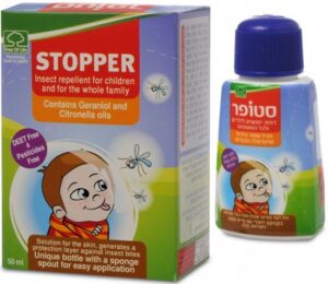סטופר דוחה יתושים לילדים ולכל המשפחה מבית Tree Of Life - נפח 50 מ''ל