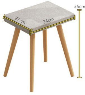 כיסא שרפרף Ramos - צבע אפור