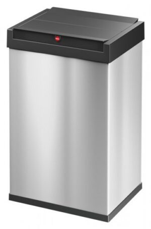 פח אשפה מלבני 35 ליטר Hailo Big-Box L  - צבע נירוסטה