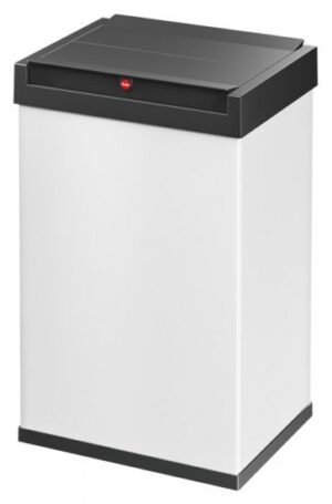 פח אשפה מלבני 35 ליטר Hailo Big-Box L  - צבע לבן