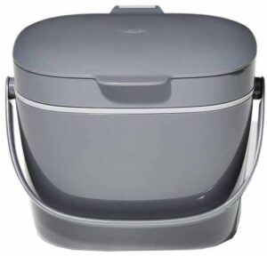 פח לקומפוסט גדול 6.6 ליטר OXO Easy-Clean - צבע אפור