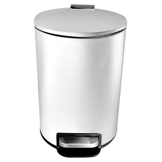 257589_b_1.jpg פח אשפה עגול 3 ליטר Classic סגירה שקטה מבית Eko - צבע לבן