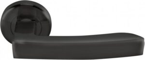 265540_b_1.jpg ידית דלת פנים דגם אתונה + זוג רוזטות תפוס-פנוי מבית Yale - צבע שחור