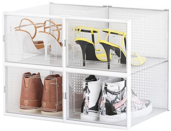 סט 4 קופסאות אחסון לנעליים מידה M מבית Bpatent