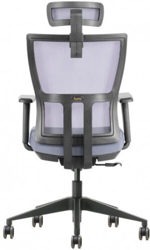 כסא מנהלים ארגונומי מתכוונן למחשב / משרד דגם SUNNY מבית Ergotop - צבע כחול אפור