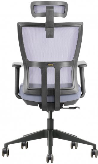 כסא מנהלים ארגונומי מתכוונן למחשב / משרד דגם SUNNY מבית Ergotop - צבע כחול אפור