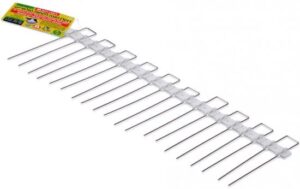 דוקרן בצורת H להגנה על לוחות סולאריים מפני יונים וציפורים מבית Greenplace - תכולה 4 יחידות