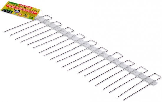 דוקרן בצורת H להגנה על לוחות סולאריים מפני יונים וציפורים מבית Greenplace - תכולה 4 יחידות