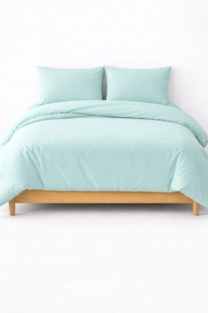 273685_b_1.jpg סט מצעים למיטת יחיד 100% כותנה 90x200 ס''מ קולקציית Ekko Cotton מבית Arige Gad - צבע טורקיז