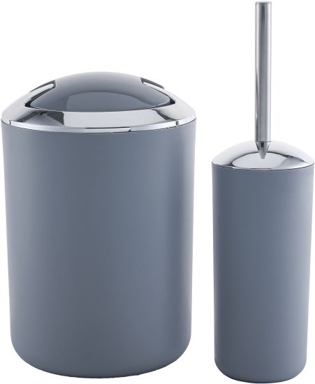 276471_b_1.jpg סט פח אשפה עגול שובך 7 ליטר + מברשת לניקוי אסלה מבית Aquila - צבע אפור וניקל