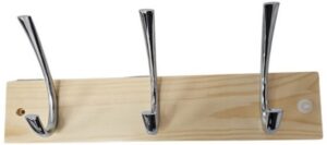 מתלה מעץ טבעי לבגדים 3 קולבים דגם טסלה מבית SIH - עץ טבעי