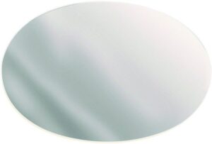 מראת תלייה אליפסה 70X120 ס''מ בעלת מסגרת מתכת דקה בגוון לבן - Star Shop