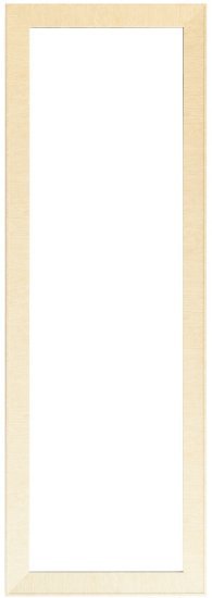 מראת תליה דגם אמי ענק 150x55 בעלת מסגרת בגוון שמנת - Star Shop