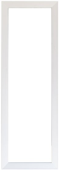 מראת תליה דגם אמי 140X40 ס''מ בעלת מסגרת בגוון לבן - Star Shop