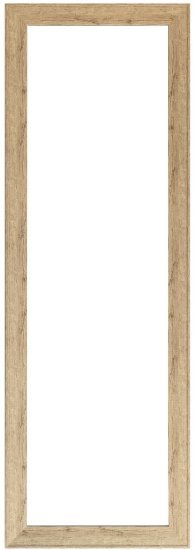 מראת תליה דגם אמי 110X40 ס''מ בעלת מסגרת בגוון בוק טקסטורה - Star Shop