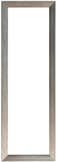 מראת תליה דגם אמי 110X40 ס''מ בעלת מסגרת בגוון כסף מוברש - Star Shop