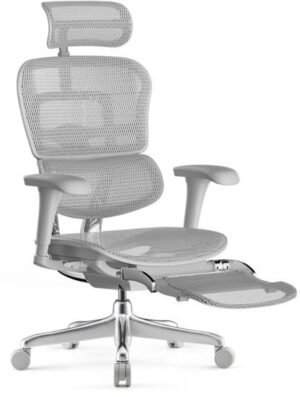 כיסא רשת משרדי ארגונומי מתכוונן Comfort Ergohuman Pro מבית Keisar - צבע אפור