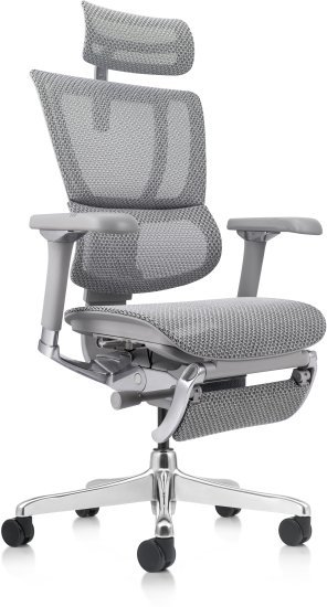 כיסא משרד רשת Comfort Mirus Pro מבית Keisar - צבע אפור