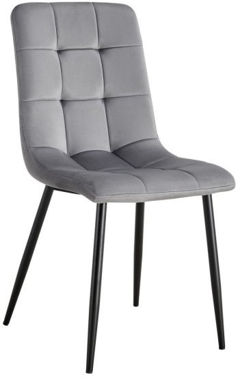 סט 4 כיסאות לפינת אוכל דגם Monaco מבית Ramos - צבע אפור כהה