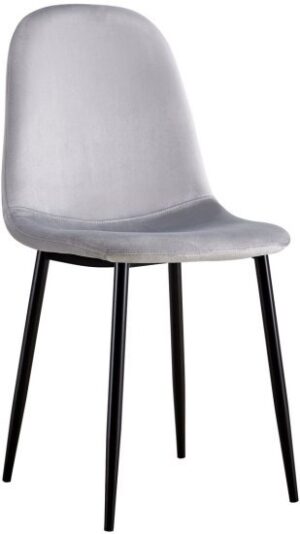 סט 4 כיסאות לפינת אוכל דגם Alin מבית Ramos - צבע אפור בהיר