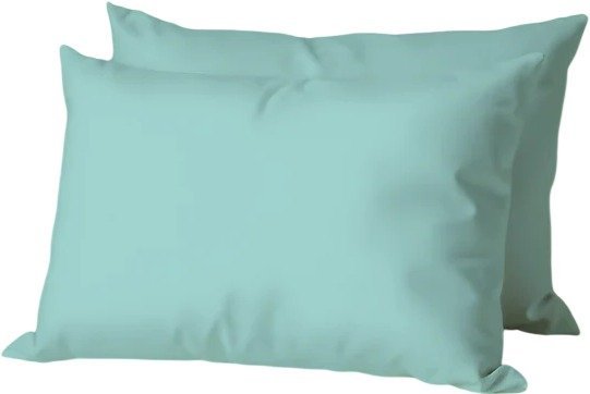 זוג ציפיות לכרית 100% כותנה 50x70 ס''מ קולקציית Ekko Cotton מבית Arige Gad - צבע טורקיז