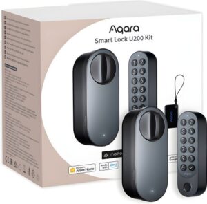 מערכת נעילה חכמה לדלת (כולל Keypad) Aqara Smart Lock U200 - צבע שחור