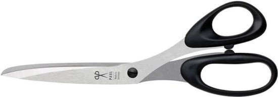 מספריים לחיתוך בדים באורך 212 מ''מ Paul - צבע שחור