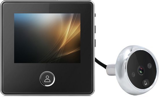 עינית דיגיטלית ומסך לדלת 2.8 אינץ דגם DD2 מבית רב בריח