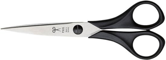 מספריים מקצועיים לשימוש משרדי באורך 201 מ''מ Paul - צבע שחור