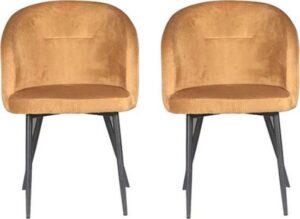 סט 2 כיסאות לפינת האוכל דגם Garda מבית Brand Direct - צבע חום