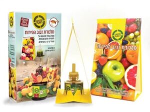 336531_b_1.jpg מלכודת זבוב הפירות מבית Greenplace - מכילה 2 מלכודות דבק להחלפה + 1 בקבוק פתיון הפעיל עד 3 חודשים