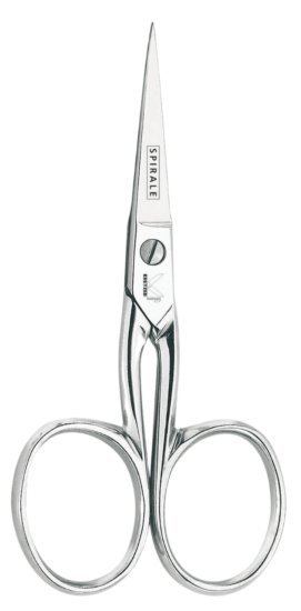 מספריים מחודדים מעוקלים לרקמה 10 ס''מ דגם Spirale מבית Kretzer Solingen - ציפוי ניקל