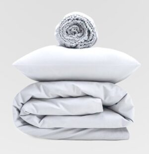 343638_b_1.jpg סט מצעים למיטת יחיד 90X200 ס''מ קולקציית במבוק Arige Gad - צבע לבן