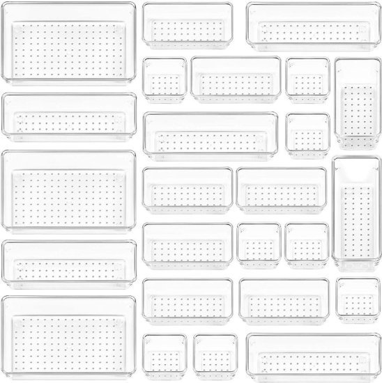 סט 25 ארגוניות אקריליות למגירה מבית Bpatent
