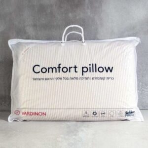 כרית שינה 40x60 ס''מ ג'רסי 100% כותנה במילוי קצף זיכרון Vardinon - דגם Comfort
