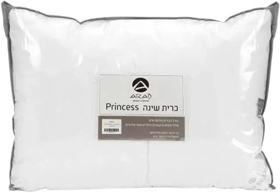 354323_b_1.jpg כרית שינה 100% מיקרופייבר 50x70 ס''מ Arad Textile - דגם פרינסס - צבע לבן