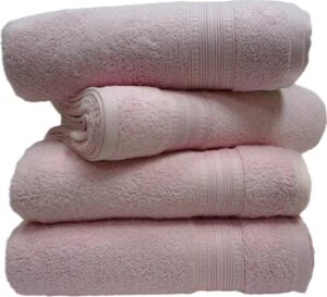 355938_b_1.jpg סט 4 מגבות רחצה 100% כותנה 70x130 ס''מ קולקציית דניאל מבית Arige Gad - צבע ורוד