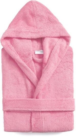 356035_b_1.jpg חלוקי רחצה לילדים 100% כותנה לגילאי 8-10 מבית Homestyle - ורוד בהיר