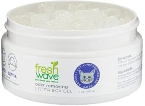 ג'ל להעלמת ריחות רעים בארגזי חול לחתולים מבית Fresh Wave