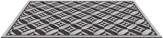 שטיח אמבטיה / מטבח דקורטיבי 60x90 ס''מ דגם Magic Mat מבית Fennoma - עץ ובטון