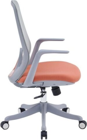 כיסא משרדי דגם INBOX מבית Dr.Gav - צבע אפור / אדום