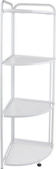 372184_b_1.jpg ארגונית פינתית מתקפלת 4 מדפים מבית Bpatent - צבע לבן