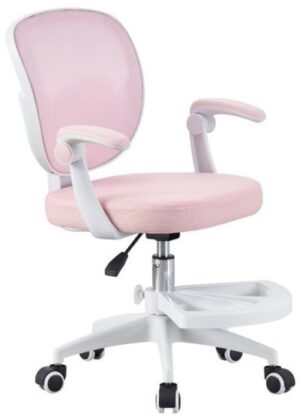 כסא מחשב ארגונומי מתכוונן לילדים דגם Sharon מבית Ramos - צבע ורוד