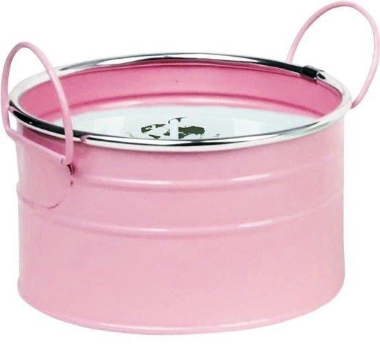 חביתוש XL - נר דוחה יתושים דקורטיבי מבית Greenplace - עד 36 שעות בעירה - צבע ורוד - לשימוש חיצוני בלבד